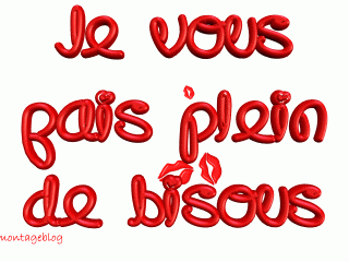 jvou fai un max de bisous