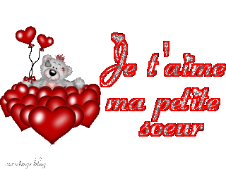 je t aime ma ptte soeur